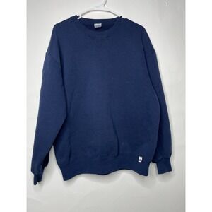 Vintage Russell Athletic Sweatshirt Size XL Made In USA Blue‎ Essential